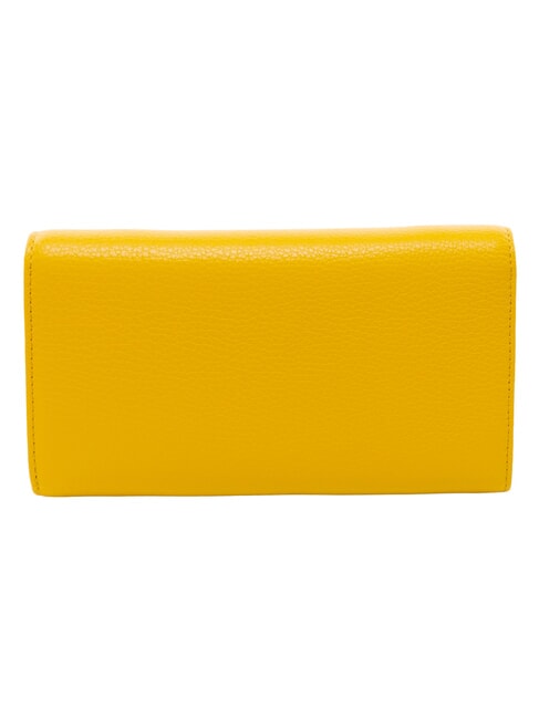 METALLIC SOFT Lederclutch mit Schulterriemen sonnig - Damentaschen