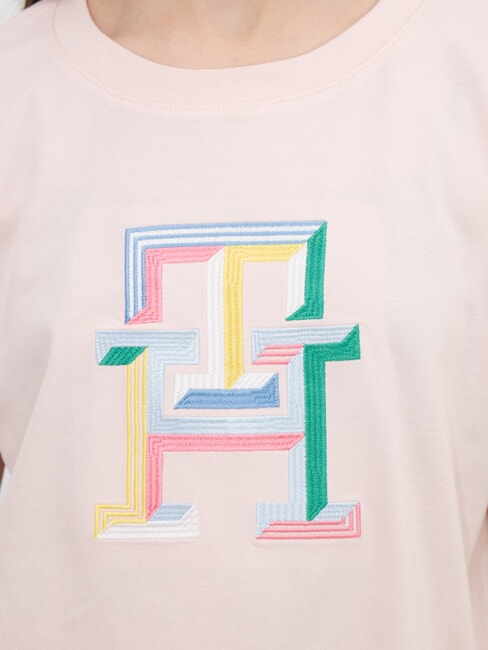 KIDS BIMBA Baumwoll-T-Shirt verspieltes Rosa - Kinder-T-Shirt