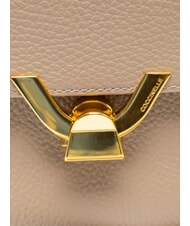 COCCINELLE DEW Handtasche mit Schulterriemen warmes Taupe - Damentaschen - 3