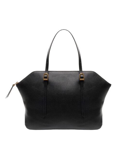CHERRY Schultertasche, Leder Schwarz - Damentaschen