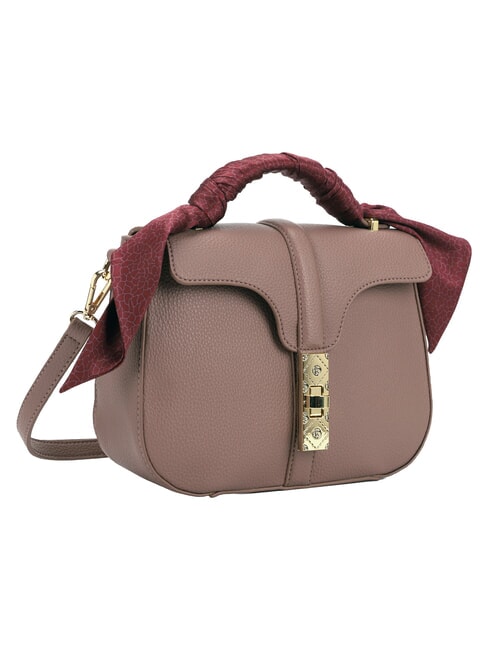 SHADOW Handtasche mit Schulterriemen einfarbig mauve - Damentaschen