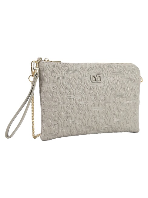 STYLE Tasche mit Handgelenkschlaufe und Schulterriemen Mandel - Damentaschen