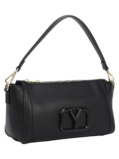 GRACE M Schultertasche Schwarz, einfarbig - Damentaschen