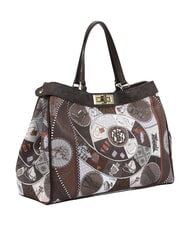 YNOT FASHIONOPOLY Handtasche mit Schulterriemen Schokolade - Damentaschen - 2