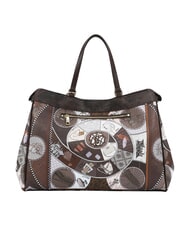 YNOT FASHIONOPOLY Handtasche mit Schulterriemen Schokolade - Damentaschen - 3