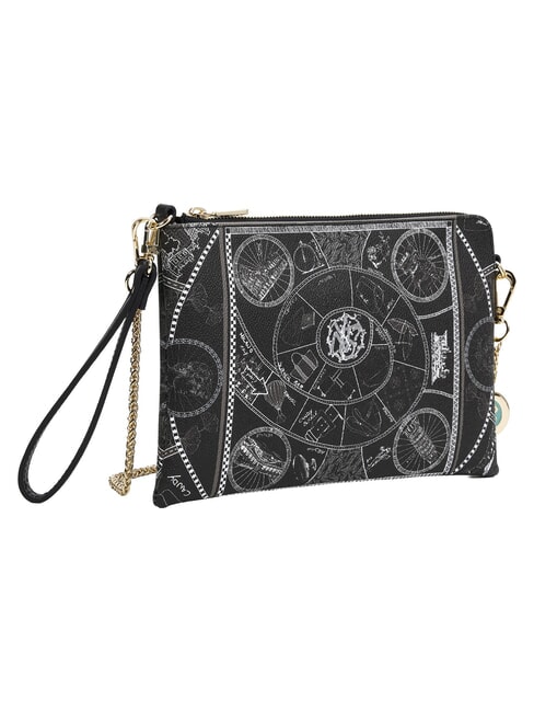 FASHIONOPOLY Clutch mit Schulterriemen SCHWARZ - Damentaschen