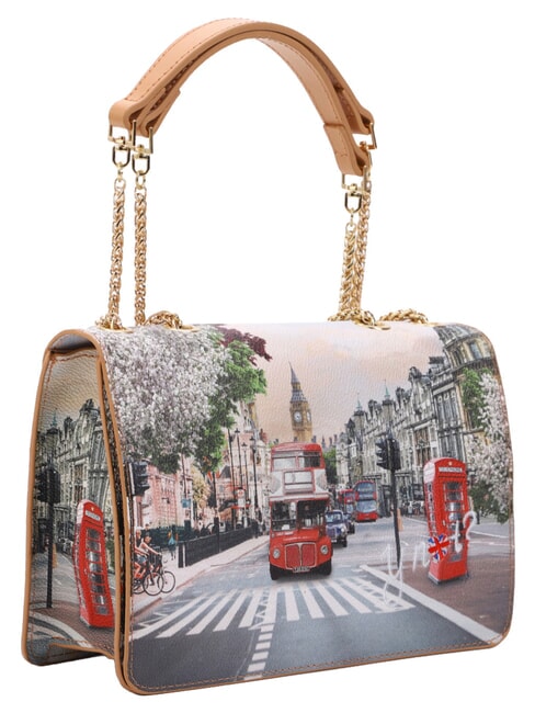 YESBAG Schultertasche, Koffertasche London Rainbow - Damentaschen