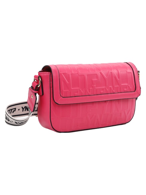 KATE Schultertasche mit Klappe Fuchsie - Damentaschen