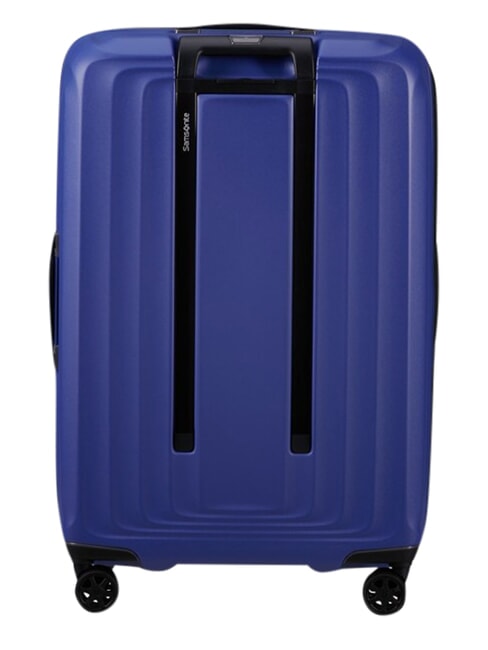 NUON Mittelgro&szlig;er erweiterbarer Trolley mattes maritimes Blau - Harte Trolleys