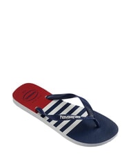 HAVAIANAS Infradito TOP NAUTISCH Wei&szlig;/Marineblau/Apacherot - Herrenschuhe - 3