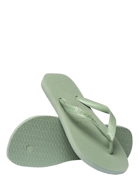 TOP SENSES Flip-Flops Rauchgr&uuml;n - Damenschuhe
