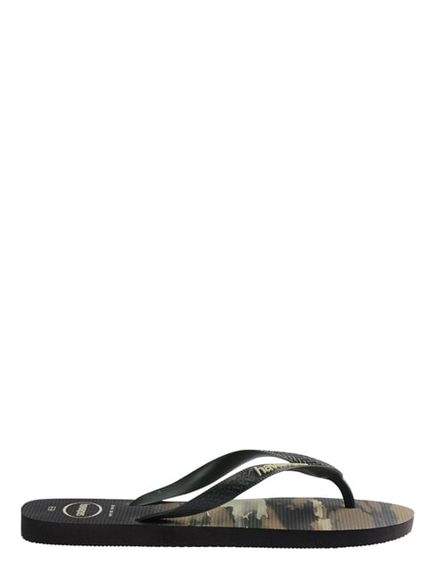 Infradito TOP CAMU schwarz/gr&uuml;n oliv - Schuhe Unisex
