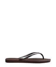 HAVAIANAS SLIM SQUARE Flip-Flops mit quadratischer Zehenpartie Dunkelbro - Damenschuhe - 2