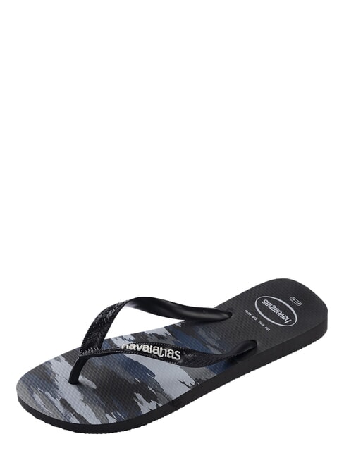 Infradito TOP CAMU SCHWARZ-WEISS - Schuhe Unisex