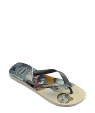 HAVAIANAS TOP HARRY POTTER Flip-Flops beige/grauer Stahl - Schuhe Unisex - 3