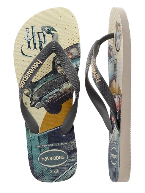 TOP HARRY POTTER Flip-Flops beige/grauer Stahl - Schuhe Unisex