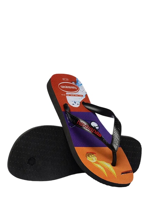 TOP HARRY POTTER Flip-Flops Schwarz Schwarz - Schuhe Unisex