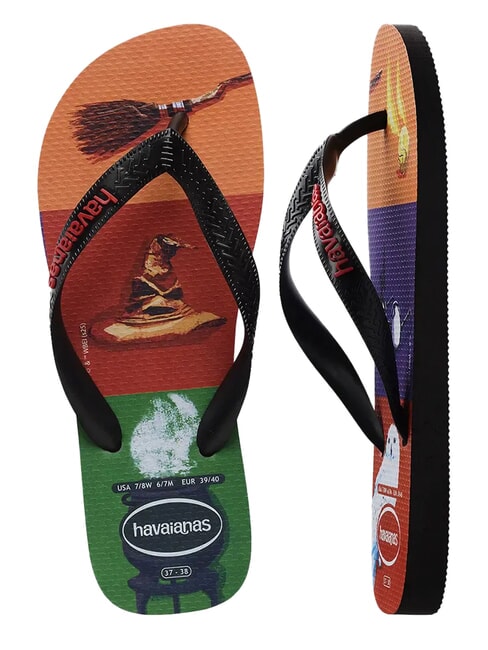 TOP HARRY POTTER Flip-Flops Schwarz Schwarz - Schuhe Unisex