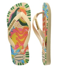 HAVAIANAS TOP BOSSA Flip-Flops Buttercreme - Schuhe Unisex - 2