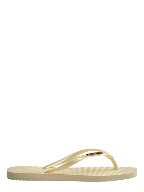 SQUARE LOGO Flip-Flops Buttercreme - Damenschuhe