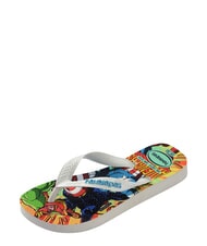 HAVAIANAS TOP MARVEL 2 Flip-Flops WEISS / WEISS / BLAU - Kinderschuhe - 3
