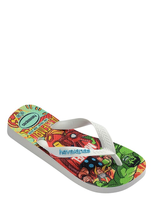 TOP MARVEL 2 Flip-Flops WEISS / WEISS / BLAU - Kinderschuhe