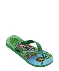 HAVAIANAS MINECRAFT Flip-Flops gr&uuml;n 4 - Kinderschuhe - 2
