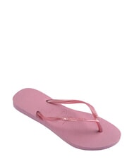 HAVAIANAS SQUARE LOGO Flip-Flops Chiffonrosen - Damenschuhe - 3