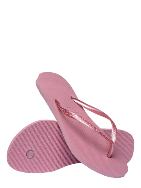 SQUARE LOGO Flip-Flops Chiffonrosen - Damenschuhe