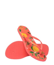 HAVAIANAS SLIM SUMMER BLISS Flip-Flops tropische Korallen - Damenschuhe - 4