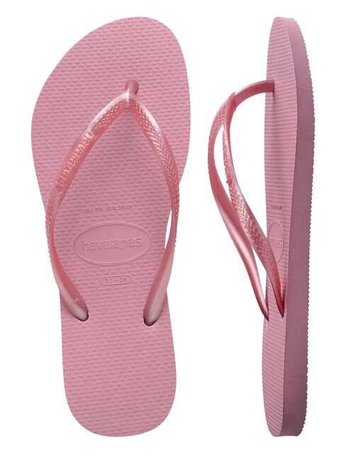Infradito SCHLANK Chiffonrosen - Damenschuhe