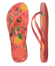 HAVAIANAS SLIM SUMMER BLISS Flip-Flops tropische Korallen - Damenschuhe - 5