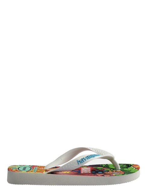 TOP MARVEL 2 Flip-Flops WEISS / WEISS / BLAU - Kinderschuhe