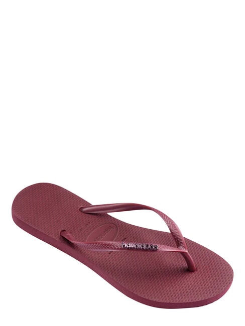 SLIM LOGO Flip Flops Amarant - Damenschuhe