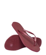HAVAIANAS SLIM LOGO Flip Flops Amarant - Damenschuhe - 4
