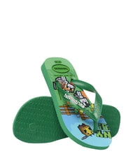 HAVAIANAS MINECRAFT Flip-Flops gr&uuml;n 4 - Kinderschuhe - 4
