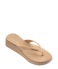 HAVAIANAS HIGH PLATFORM Flip-Flops golden - Damenschuhe - 3