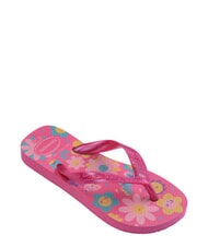 HAVAIANAS FLORES Flip-Flops rosa Flussmittel/rosa Kaugummi - Kinderschuhe - 3