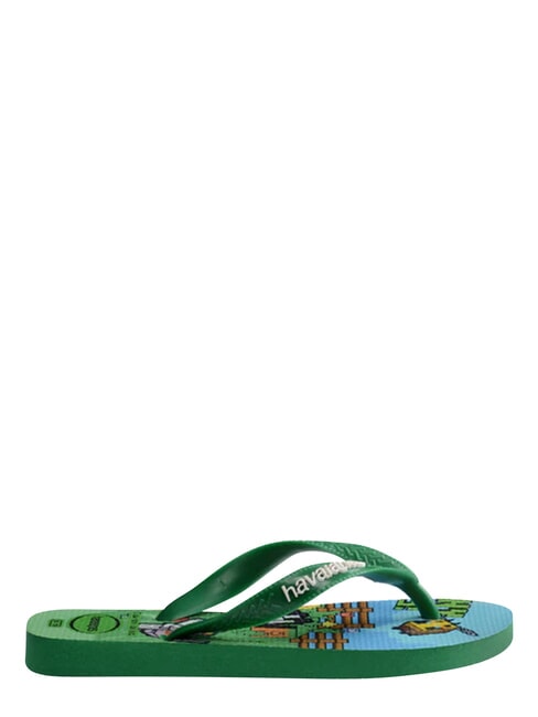 MINECRAFT Flip-Flops gr&uuml;n 4 - Kinderschuhe