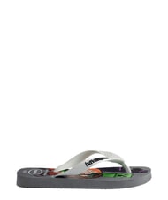 HAVAIANAS MINECRAFT Flip-Flops Stahlgrau/Wei&szlig; - Kinderschuhe - 2