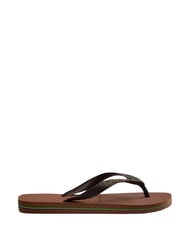 HAVAIANAS BRASIL LOGO Flip-Flops f&uuml;r Herren Rostbraun/dunkelbraun - Schuhe Unisex - 2