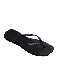 HAVAIANAS SQUARE LOGO Flip-Flops schwarz/silber - Damenschuhe - 3