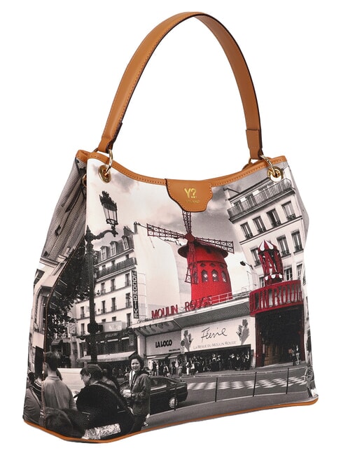 ELEGANCE XL Schultertasche dunkelbraun - Damentaschen