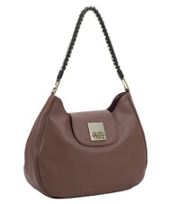 YNOT RACHEL Schultertasche mit &Uuml;berschlag und Schultergurt Nuss - Damentaschen - 2