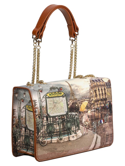 YESBAG Schultertasche / Umh&auml;ngetasche Pariser Metro - Damentaschen