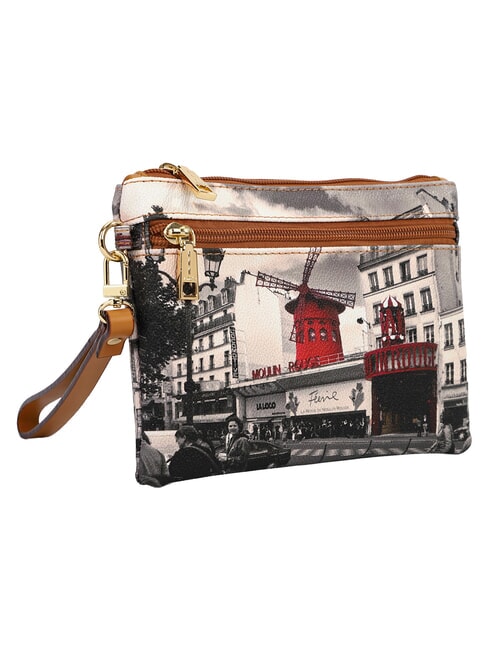 ELEGANCE  Flache Clutch mit Manschette dunkelbraun - Damentaschen