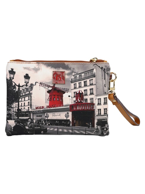 ELEGANCE  Flache Clutch mit Manschette dunkelbraun - Damentaschen