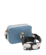 FURLA GARDENIA Kameratasche aus Leder mit Keria-Print - Damentaschen