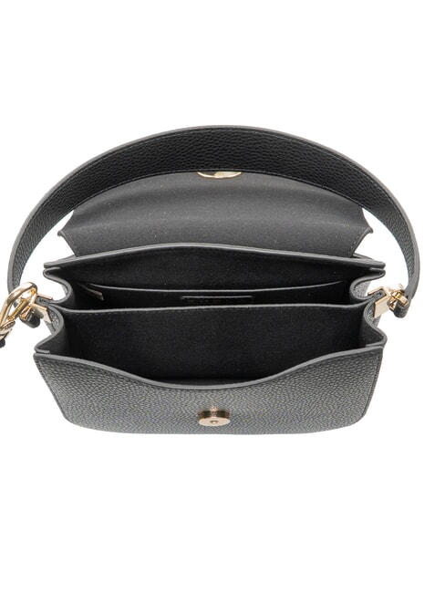 GARDENIA Mini-Umh&auml;ngetasche aus Leder Schwarz - Damentaschen