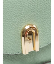 FURLA GARDENIA Mini-Umh&auml;ngetasche aus Leder mineralische Gr&uuml;ns - Damentaschen - 4